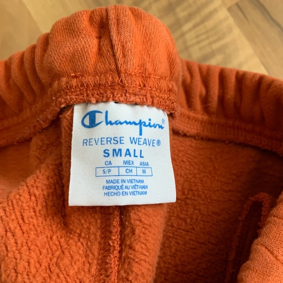Pumpkin orange Champion Reverse Weave joggers🧡FINAL SALE🧡 - Picture 15 of 16